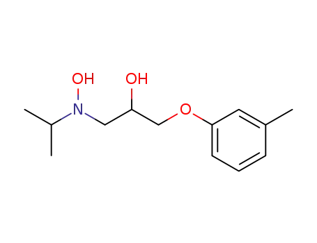1-[ヒドロキシ(1-メチルエチル)アミノ]-3-(3-メチルフェノキシ)-2-プロパノール