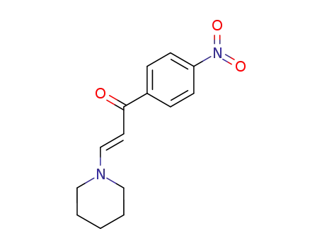 2-Propen-1-one, 1-(4-nitrophenyl)-3-(1-piperidinyl)-, (E)-