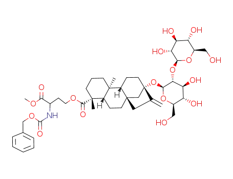19-O-<3-<(benzyloxycarbonyl)amino>-3-carbomethoxypropyl>steviolbioside