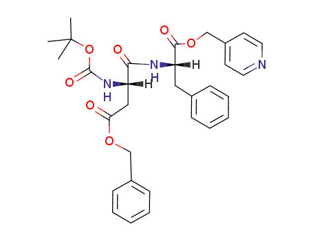 t-butoxycarbonyl-β-benzyl-L-aspartyl-L-phenylalanine 4-picolyl ester