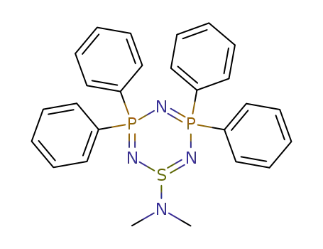1-(ジメチルアミノ)-3,3,5,5-テトラフェニル-1H-1,2,4,6,3,5-チアトリアザジホスホリン
