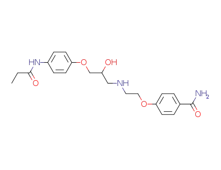 4-{2-[2-Hydroxy-3-(4-propionylamino-phenoxy)-propylamino]-ethoxy}-benzamide
