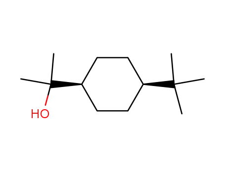 Molecular Structure of 15619-13-3 (cis-4-tert.-Butyl-<2-hydroxypropyl-(2)>-cyclohexan)