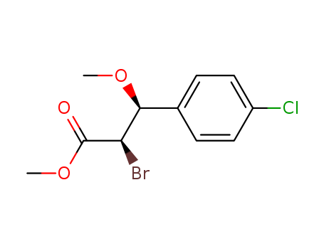 methyl 2-bromo-3-(4-chlorophenyl)-3-methoxy-propanoate cas  60456-16-8