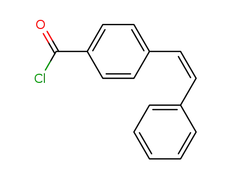 Z-4-(2-phenylethenyl)benzoyl chloride