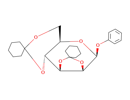 β-<Phenyl-2,3:4,6-di-O-cyclohexyliden-D-mannopyranosid>
