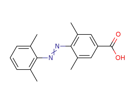 3,5-dimethyl-4-(2',6'-dimethylphenylazo)benzoic acid