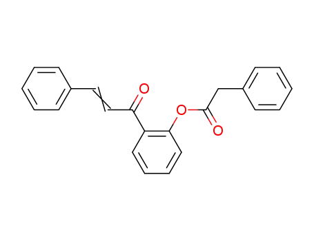 Molecular Structure of 16619-47-9 (2'-phenylacetyloxychalcone)