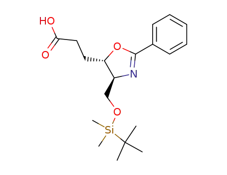 3-[(4S,5S)-4-(tert-Butyl-dimethyl-silanyloxymethyl)-2-phenyl-4,5-dihydro-oxazol-5-yl]-propionic acid