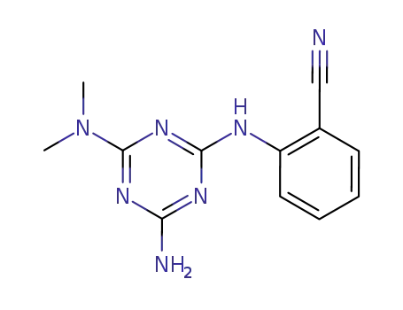 Benzonitrile, 2-[[4-amino-6-(dimethylamino)-1,3,5-triazin-2-yl]amino]-