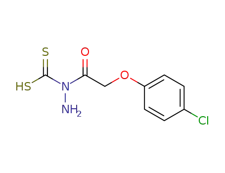 Molecular Structure of 686258-10-6 (<i>N</i>-[(4-chloro-phenoxy)-acetyl]-hydrazinecarbodithioic acid)