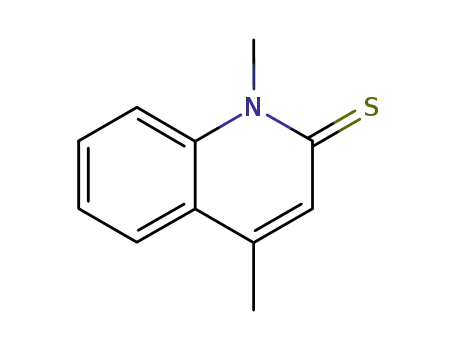Molecular Structure of 2584-46-5 (1,4-dimethylquinoline-2(1H)-thione)