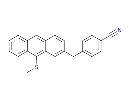 2-(p-cyanobenzyl)-9-(methylthio)anthracene