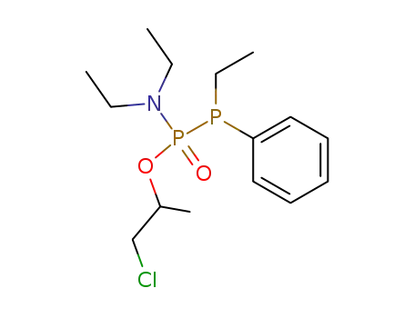 1-(2-chloro-1-methylethoxy)-1-(diethylamino)-2-ethyl-2-phenyldiphosphine 1-oxide