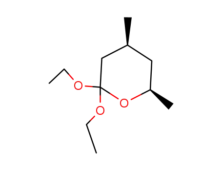 2H-피란,2,2-디에톡시테트라히드로-4,6-디메틸-,시스-(9CI)