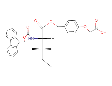 L-Isoleucine, N-[(9H-fluoren-9-ylmethoxy)carbonyl]-,
[4-(carboxymethoxy)phenyl]methyl ester