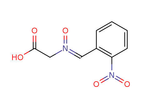 Molecular Structure of 93563-12-3 (Glycine, N-[(2-nitrophenyl)methylene]-, N-oxide)