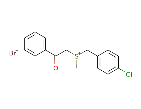 p-Chlorbenzyl-methyl-phenacyl-sulfonium-bromid