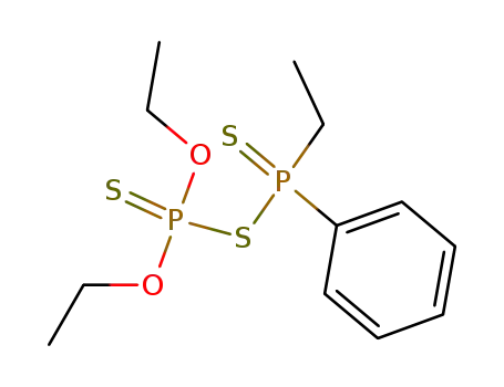 mixed thioanhydride of O,O-diethyl hydrogen phosphorodithioate and ethylphenylphosphinodithioic acid