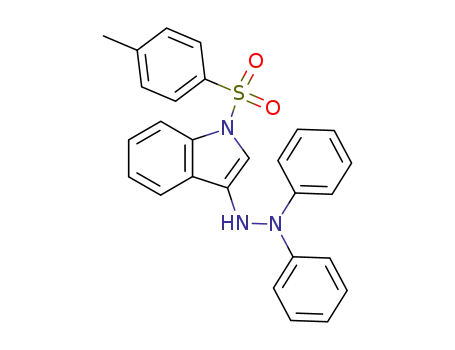 1,1-diphenyl-2-<(1-acetylindole)-3-yl>hydrazine