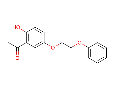 Molecular Structure of 63359-92-2 (Ethanone, 1-[2-hydroxy-5-(2-phenoxyethoxy)phenyl]-)