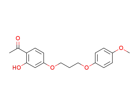 Molecular Structure of 63360-03-2 (Ethanone, 1-[2-hydroxy-4-[3-(4-methoxyphenoxy)propoxy]phenyl]-)