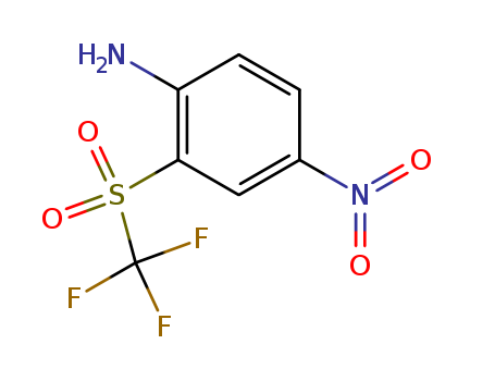 Benzenamine,4-nitro-2-[(trifluoromethyl)sulfonyl]-