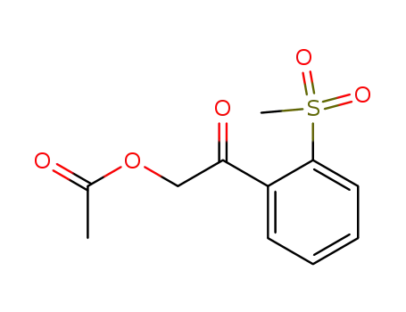 ω-Acetoxy-o-methylsulfon-acetophenon
