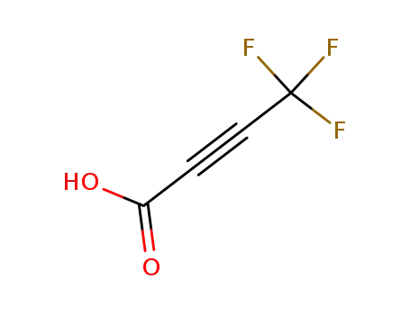 Molecular Structure of 120801-99-2 (2-Butynoic acid, 4,4,4-trifluoro-)