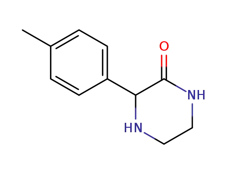 Molecular Structure of 157977-91-8 (Piperazinone, 3-(4-methylphenyl)- (9CI))