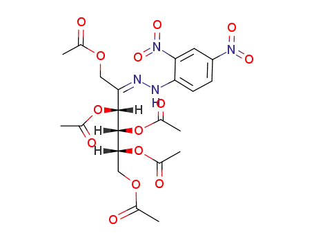1,3,4,5,6,-penta-O-acetyl-keto-D-fructose(2,4-dinitrophenyl)hydrazone, Z isomer