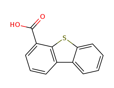 Molecular Structure of 2786-08-5 (dibenzothiophene-4-carboxylic acid)