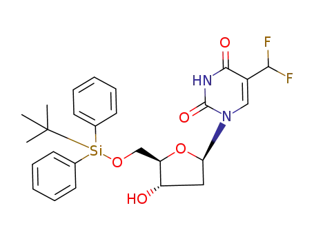 5'-O-tert-Butyldiphenylsilyl-2'-deoxy-5-difluoromethyluridine