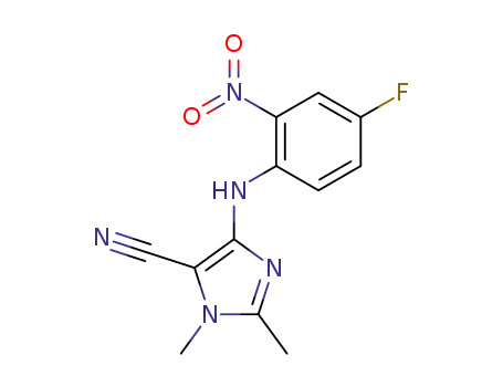 5-(4-Fluoro-2-nitro-phenylamino)-2,3-dimethyl-3H-imidazole-4-carbonitrile