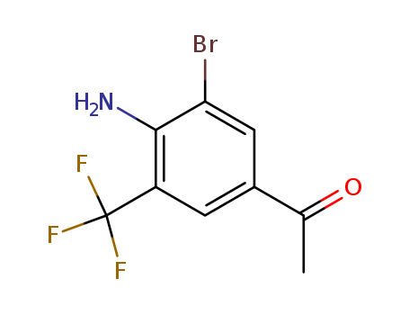 1-(4-Amino-3-bromo-5-trifluoromethyl-phenyl)-ethanone cas no. 97760-77-5 98%