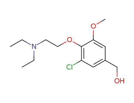 3-Chlor-5-methoxy-4-<2-diethylamino-ethoxy>-benzylalkohol