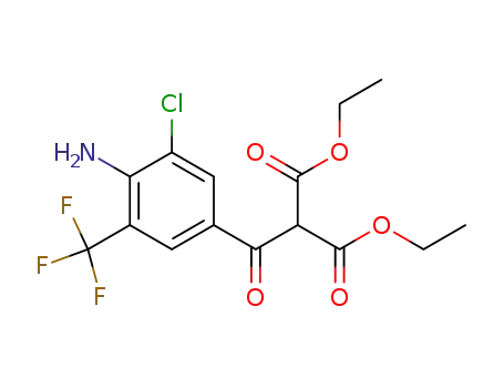 Propanedioic acid, [4-amino-3-chloro-5-(trifluoromethyl)benzoyl]-,
diethyl ester