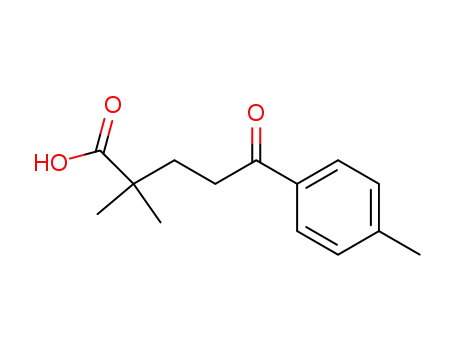 Molecular Structure of 82607-65-6 (αα-dimethyl-γ-(4-methylbenzoyl)-n-butyric acid)