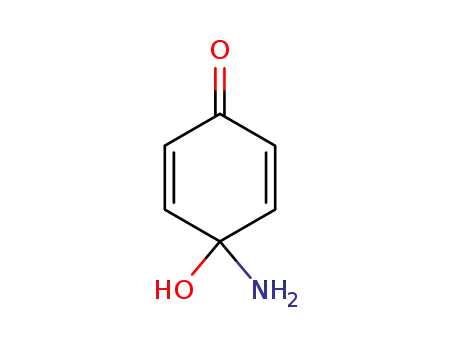 Molecular Structure of 87963-42-6 (2,5-Cyclohexadien-1-one, 4-amino-4-hydroxy-)