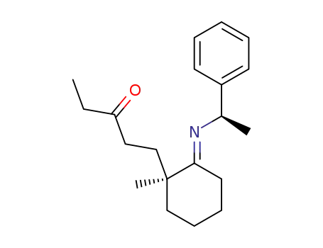 1-{(S)-1-Methyl-2-[(E)-(R)-1-phenyl-ethylimino]-cyclohexyl}-pentan-3-one