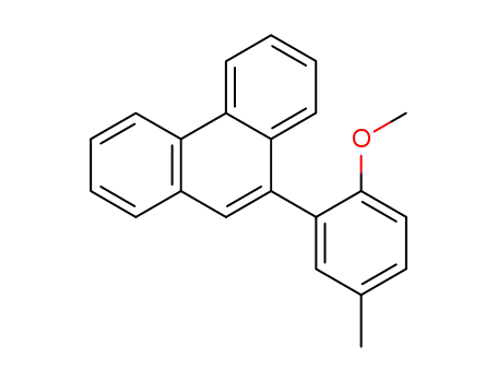 Molecular Structure of 68913-45-1 (10-(3-Methyl-6-methoxy-phenyl)-phenanthren)