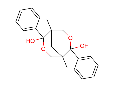 1,5-Dimethyl-2,6-diphenyl-3,7-dioxa-bicyclo<3.3.1>nonan-2,6-diol