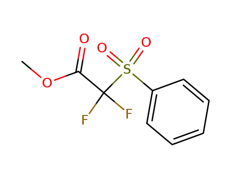 Molecular Structure of 22340-47-2 (BENZENESULFONYL-DIFLUORO-ACETIC ACID METHYL ESTER)