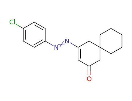 1-(4-Chlorbenzolazo)-3-oxo-5,5-pentamethylen-cyclohexen-<sup>(1)</sup>