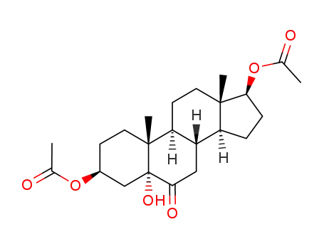3β,5,17β-trihydroxy-5α-androstan-6-one 3β,17β-diacetate