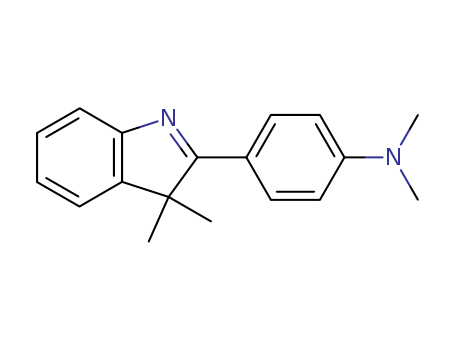 Benzenamine, 4-(3,3-dimethyl-3H-indol-2-yl)-N,N-dimethyl-