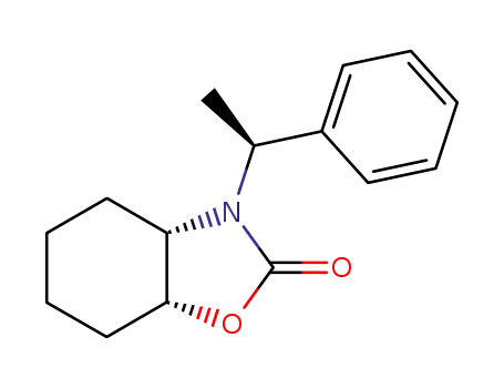 (3aS,7aR)-3-((S)-1-Phenyl-ethyl)-hexahydro-benzooxazol-2-one