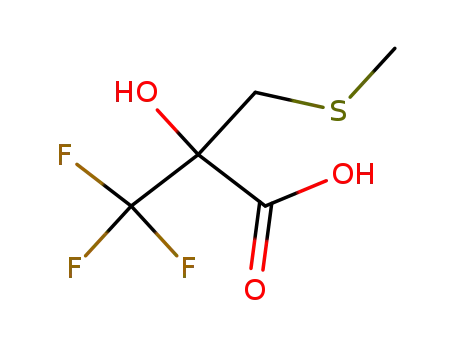 Propanoic acid, 3,3,3-trifluoro-2-hydroxy-2-[(methylthio)methyl]-