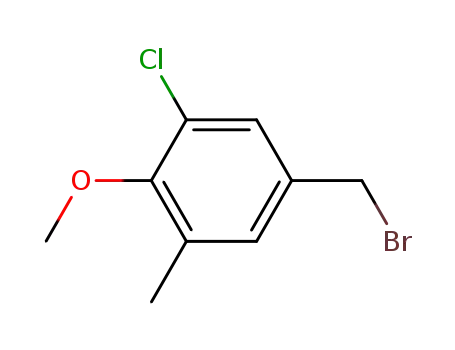 5-Brommethyl-3-chlor-2-methoxytoluol