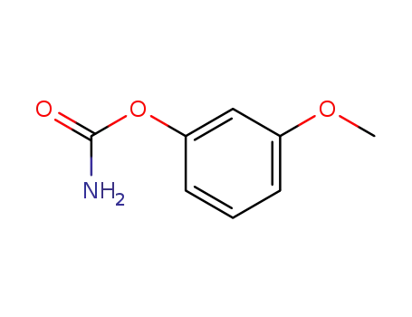 Molecular Structure of 37547-27-6 (Phenol, 3-methoxy-, carbamate)